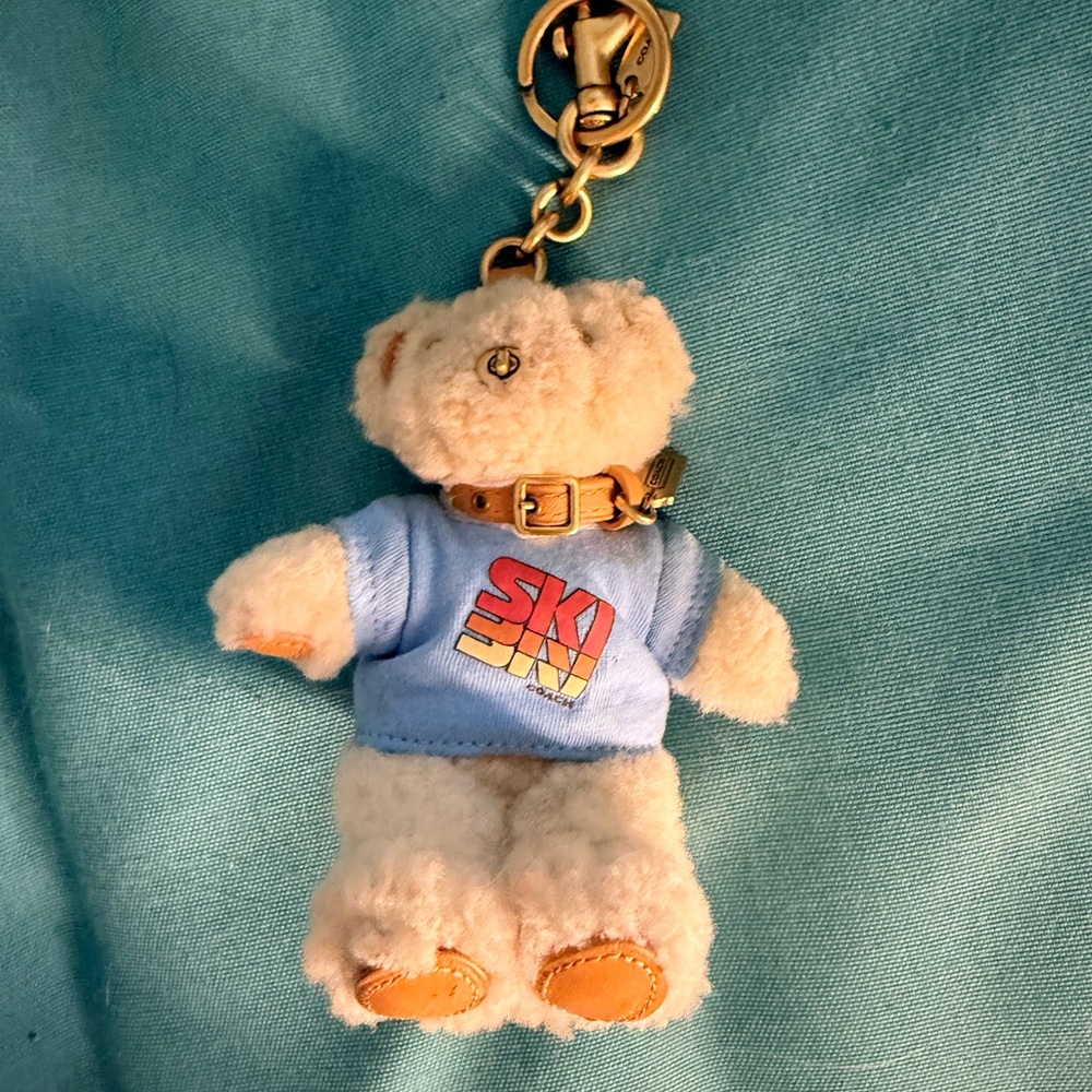 Coach Ski Bear Charm